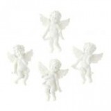 Egyéb Angyal, ragasztható álló poly 5,2x2x7 cm fehér 4 féle [1 db]