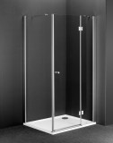 Egyéb Anima Top Comfort zuhanyajtó, króm kerettel, transparent üveggel 90cm