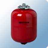 Egyéb Aquasystem VR24 tágulási tartály fűtésre, 24 literes, piros, kerek
