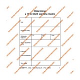 EGYEB BELFOLDI C.3337-11 "Védőoltási könyv 14 év feletti személy részére" nyomtatvány