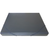 EGYEB BELFOLDI PF A4 3cm fekete PP gumisbox (C03885)