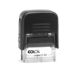 Egyéb Bélyegző C10 Printer Colop átlátszó,fekete ház/fekete párna