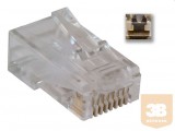 Egyéb Cat5e UTP RJ45 csatlakozó (8p8c) patch kábelre, "2 késes"