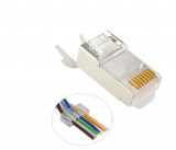 Egyéb Cat7 FTP RJ45 csatlakozó (8p8c) fali és patch kábelre