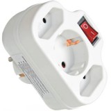 Egyéb Commel 240-303 Elosztó 3 aljzatos - Fehér (240-303)