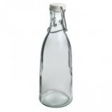 Egyéb Csatos üveg 28 cm x 10 cm átlátszó