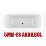 Egyéb Cube PLUS akril fürdőkád 150x70cm lábbal, 5mm-es akril!