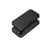 Egyéb Dual Pocket Apple iPhone 15 Pro Max Flip Tok - Fekete