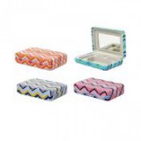 Egyéb Ékszertartó doboz, hordozható, csíkos