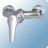 Egyéb Ermetiq egykaros fali zuhany csaptelep zuhanyszettel, kerámiabetéttel