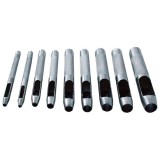 Egyéb Extol bőrlyukasztó készlet, műanyag tartóban; 9db, 2,5-10mm