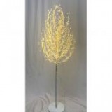 Egyéb Fa gömb 2100 LED világítással melegfehér műanyag 300 cm fehér