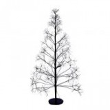 Egyéb Fa karácsonyfa formájú 2880 LED világítással melegfehér, elektromos műanyag 210 cm fekete