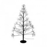 Egyéb Fa karácsonyfa formájú 990 LED világítással melegfehér, elektromos műanyag 120 cm fekete