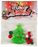 Egyéb Fenyőfa formájú stresszlabda, kb. 7,5x5,5cm-es, tasakban