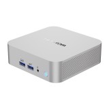 Egyéb GEEKOM GMA8R98945HS-322T-EU A8 Mini PC (AMD Ryzen 9 8945HS / 32GB / 2TB SSD / Win11 Pro) - Ezüst (GMA8R98945HS-322T-EU)