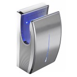 EGYÉB GYÁRTÓ Kézszárító mini, légpengés, kézbedugós, rozsdamentes acél, matt 1650W Alpha