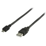 EGYÉB GYÁRTÓ Nedis CCGP60500BK05 USB kábel USB 2.0 0,5 M USB A Micro-USB B Fekete