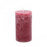 Egyéb Gyertya henger paraffin 7x12cm vörös [4 db]