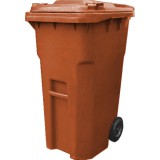 Egyéb Háztartási szemetes kuka 240 L BARNA kerekes