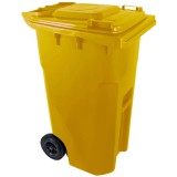 Egyéb Háztartási szemetes kuka 240 L SÁRGA kerekes