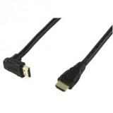 Egyéb HDMI-HDMI monitor kábel 5m jobb 90° (KKTMHH05L90) (KKTMHH05L90) - HDMI