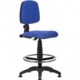 Egyéb Irodai forgószék, lábtartóval,  tappanccsal "Bora", kék