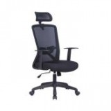 Egyéb Irodai forgószék, szövetborítás, állítható dőlésszögű fejtámla, "Joy", fekete