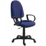 Egyéb Irodai forgószék, szövetborítás, fekete lábkereszt, "1080", kék