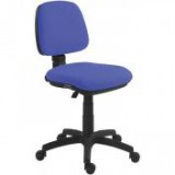 Egyéb Irodai forgószék, szövetborítás, fekete lábkereszt, "Bora", kék