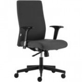 Egyéb Irodai forgószék, szövetborítás, fekete lábkereszt, "BOSTON Standard", szürke