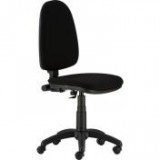 Egyéb Irodai forgószék, szövetborítás, fekete lábkereszt, "Megane", fekete