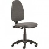 Egyéb Irodai forgószék, szövetborítás, fekete lábkereszt, "Megane", szürke-fekete