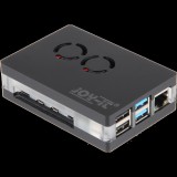 Egyéb Joy-IT RB-CASEP4+03B Raspberry Pi 4B ház - Fekete (RB-CASEP4+03B)