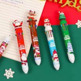 Egyéb Karácsonyi golyóstoll figurákkal, 10 színű, 4 féle változat