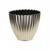 Egyéb Kaspó műanyag, 13x11,5 cm, ezüst