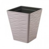 Egyéb Kaspó SAHARA szögletes álló 40 műanyag 39 cm x 44 cm taupe