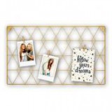 Egyéb Képkeret, fém, 3 db fa csipesszel, 30x50 cm, "Zep Cambria", arany