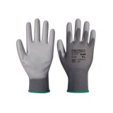 Egyéb Kesztyű precíziós PU mártott tenyérrel XL-es méret Portwest szürke