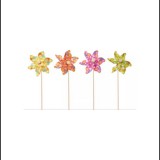 Egyéb Lepke mintás műanyag szélforgó 31 cm - Többféle (72064)