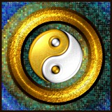 Egyéb Mandala hűtőmágnes - Ying Yang