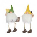 Egyéb Manó lógólábú poly 7,5 cm x 5 cm x 11 cm színes 2 féle