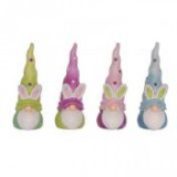 Egyéb Manó nyuszifüllel álló kerámia 4 cm x 4 cm x 11 cm lila, rózsaszín, kék, zöld 4 féle