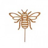 Egyéb Méhecske betűzős fém 12 cm rozsdás [6 db]