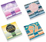 Egyéb Mintás papírok, lapok, 15x15cm, 100 g, 10 minta, 30 lap/cs, tavaszi-nyári, 4 féle változat