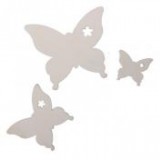 Egyéb Pillangó fa 3,5,7 cm fehér [20 db]