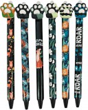 Egyéb Radírozható zseléstoll, nyomógombos, 0,5mm, mancsok (HZ-2901)