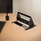 Egyéb Rejtett elosztó - 3-as Felnyíló kivitel, szálcsiszolt