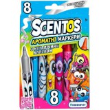 Egyéb Scentos illatos metálfényű 8db-os filctoll szett