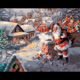 Egyéb SOA-ART PBN-P-001 40x50cm számozott kifestő (PBN-P-001)